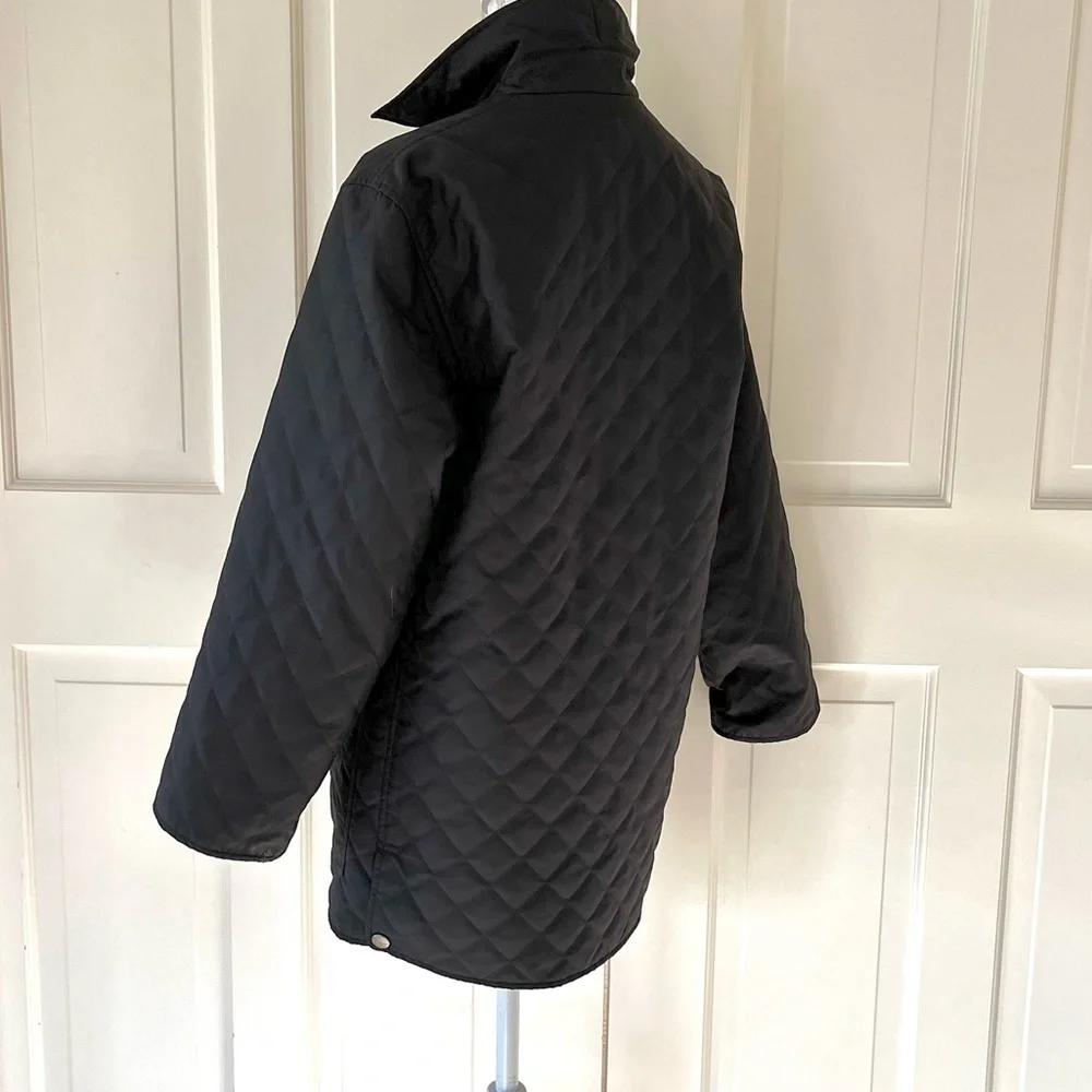 Ferragamo black quilted jacket S - Picture 11 of 16